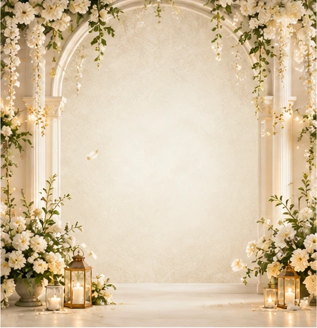 Ivory Elegance digital wedding invitation